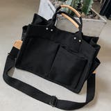 ブラック | トートバッグ ショルダーバッグ キャンバストート | teddyshop