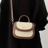 オフホワイト×ブラウン | ショルダーバッグ 斜め掛け カバン | teddyshop