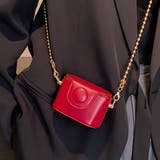 レッド | ショルダーバッグ 斜めがけ チェーン | teddyshop