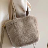 グレージュ | フェイクファー バッグ 2way | teddyshop