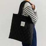 ブラック | キルティング バッグ トートバッグ | teddyshop