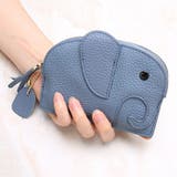 A:ダスティブルー | マルチケース ポーチ 本革 | teddyshop