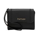ブラック | 財布 ミニ 三つ折り | teddyshop