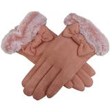 ピンク | 手袋 スマホ対応 裏起毛 | teddyshop
