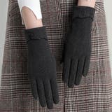 ブラック | 手袋 レディース スマホ対応 | teddyshop