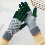 D：グリーン | 手袋 レディース 全13色 | teddyshop