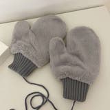 グレー | ミトン 手袋 全4色 | teddyshop