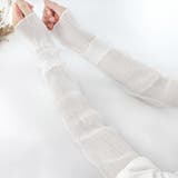 ホワイト | アームカバー シースルー シアーアームカバー | teddyshop