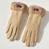 ベージュ | 手袋 裏起毛 スマホ対応 | teddyshop