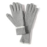 グレー | 手袋 スマホ対応 シンプル | teddyshop