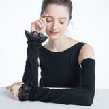 A:ブラック | アームカバー 日焼け対策 UV対策 | teddyshop