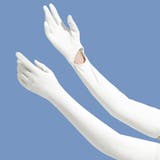 ホワイト | アームカバー ロング UPF50+ | teddyshop