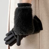 ブラック | 裏起毛 手袋 全7色 | teddyshop