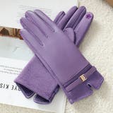 パープル | 手袋 レディース 全5色 | teddyshop