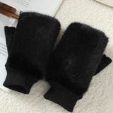 ブラック | フィンガーレス グローブ 全6色 | teddyshop