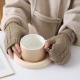 カーキベージュ | フィンガーレス ハンドウォーマー 全7色 | teddyshop