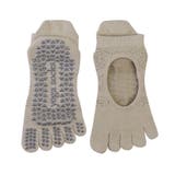 ベージュ | ヨガソックス 5本指 滑り止め | teddyshop