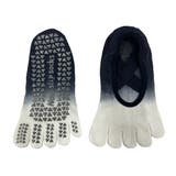 ホワイト×ブラック | 5本指ヨガ ソックス ヨガ | teddyshop