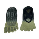 グリーン×ブラック | 5本指ヨガ ソックス ヨガ | teddyshop