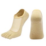 ベージュ | ヨガ ソックス 滑り止め | teddyshop