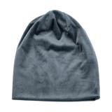 ブルーグレー | ビーニー 帽子 ベロア | teddyshop