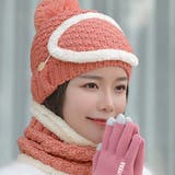 ピンク | ニット帽 ポンポン スヌード | teddyshop
