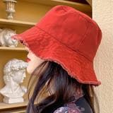 レッド | バケットハット レディース フリンジ | teddyshop