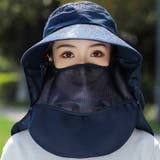 ネイビー | 日除けハット UVカット 日焼け防止 | teddyshop