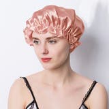 サーモンピンク | ヘアキャップ ナイトキャップ シルク100% | teddyshop