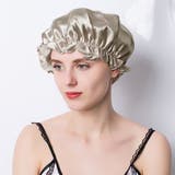 ゴールド | ヘアキャップ ナイトキャップ シルク100% | teddyshop