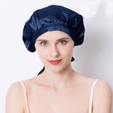 ネイビー | ヘアキャップ ナイトキャップ シルク100% | teddyshop