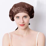 ブラウン | ヘアキャップ ナイトキャップ シルク100% | teddyshop