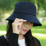 ネイビー | バケットハット つば広 折りたたみ | teddyshop