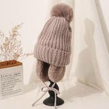 ココア | ニット帽 レディース 耳当て | teddyshop