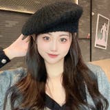 ブラック | ベレー帽 レディース 全6色 | teddyshop