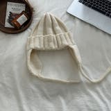 ホワイト | ニット帽 レディース 全2色 | teddyshop