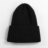ブラック | ニット帽 レディース ワッチキャップ | teddyshop