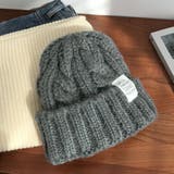 グレー | ニット帽 レディース ワッチキャップ | teddyshop