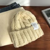 クリーム | ニット帽 レディース ワッチキャップ | teddyshop