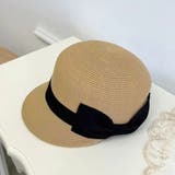 ブラウン | UPF50+ 麦わら帽子 レディース | teddyshop