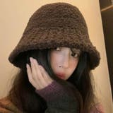 ダークブラウン | バケットハット レディース 全5色 | teddyshop