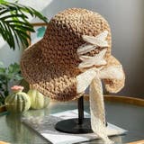 ブラウン | ペーパーハット 麦わら帽子 レディース | teddyshop