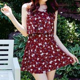 A：レッド | 水着体型カバー ワンピース オールインワン | teddyshop