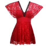 レッド | 水着体型カバー 大きいサイズ セクシー | teddyshop