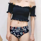 ネイビー×フラワー | セクシー 水着 盛れる水着 | teddyshop