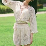 アイボリー | 水着体型カバー セクシー フリルビキニ | teddy