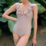 グレー | 水着体型カバー 盛れる水着 セクシー | teddyshop