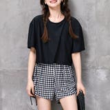 ブラック×千鳥格子 | 水着体型カバー ママ水着 セパレート | teddyshop