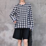 チェック×ブラック | 水着体型カバー タンキニ ノンワイヤー | teddyshop