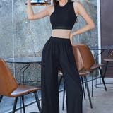 ブラック | 水着体型カバー フィットネス タンキニ | teddyshop